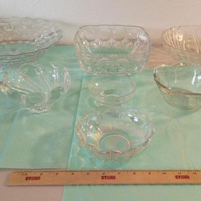 Vintage Crystal, Glassware - Bowls. Fostoria, Iridescent