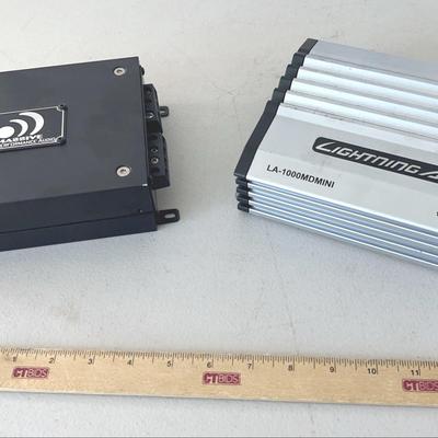 Massive NX2 Nano Block Full Range SQ Amplifier & Lightning Audio LA-1000MDMINI Mono Subwoofer Amp