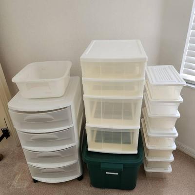 11pc Household Storage Bins & Organizers - Sterilite, Rubbermaid