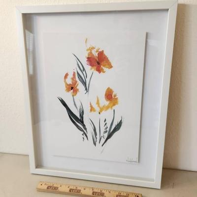 Pier 1 Nikol Wikman Framed Flower Print - 17x21"