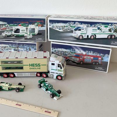 Hess Collection - Hess Semi & Race Cars, Helicopter, Truck & Helicopter, Sport Utility, & Firetruck