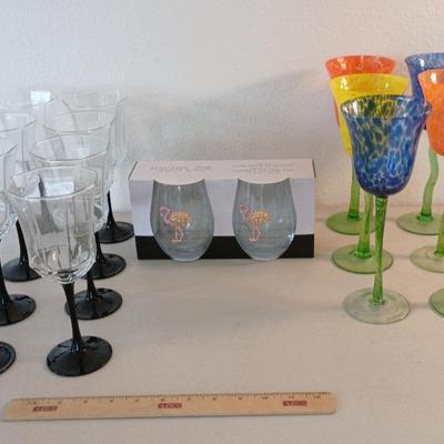 Stemwear, Wine Glasses - Rachel Zoe, Luminarc, Handcrafted Confetti
