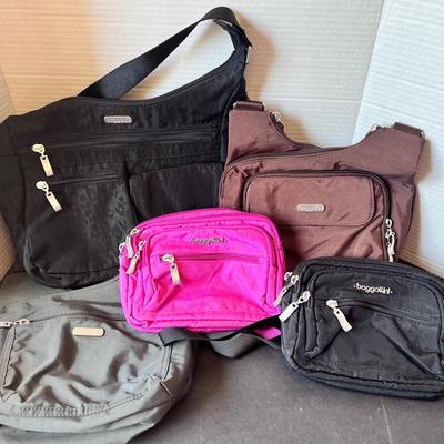 Baggallini Purses Lot Shoulder Bags Pink Brown Black (5)