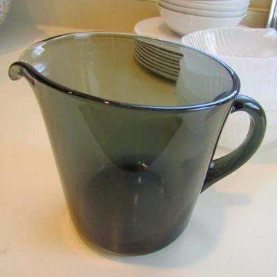 Sale Photo Thumbnail #157: MCM Kaj Franck small glass pitcher