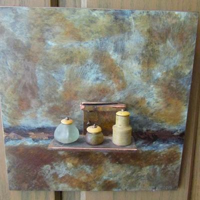 Sale Photo Thumbnail #120: Alice McLean "Artful Home" metal sculptures