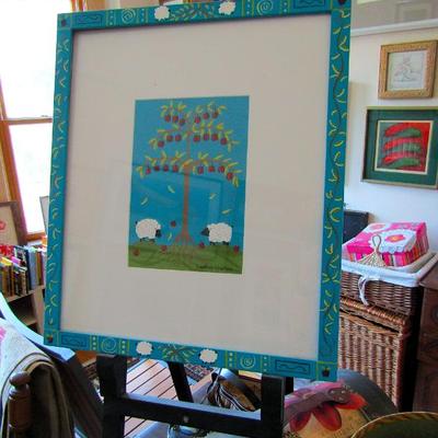 Sale Photo Thumbnail #240: Dorothy Gorham folk painting