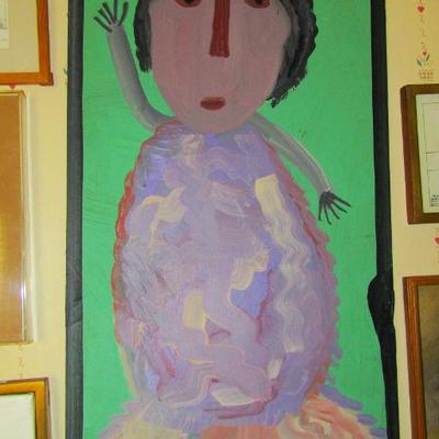 Sale Photo Thumbnail #171: Mose Tolliver folk painting