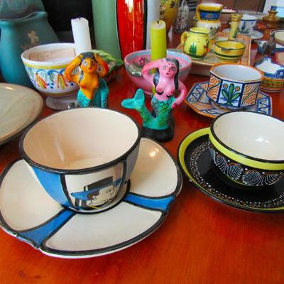 Sale Photo Thumbnail #107: Quimper, France serving ware