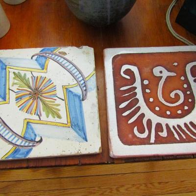 Sale Photo Thumbnail #119: Antique Mexican tiles