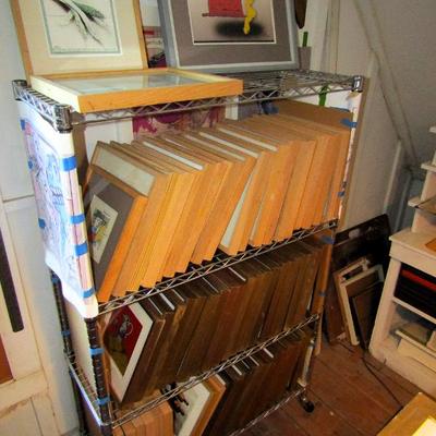 Sale Photo Thumbnail #318: Hundreds of Noel Spangler framed prints