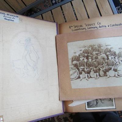 Sale Photo Thumbnail #269: Noel Spangler WW2 scrapbook