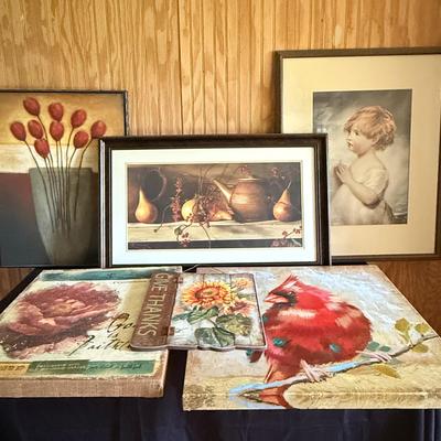 Decorative Wall Art Collection – Mixed Media & Framed Prints 
