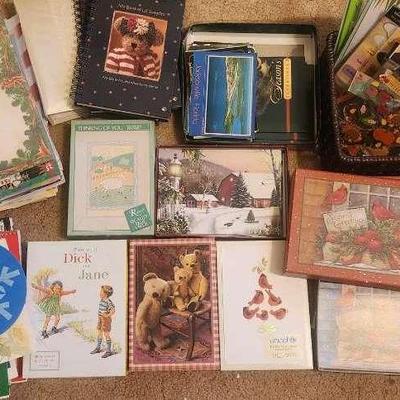 Holiday & Greeting Card Lot + Stationery & Gift Supplies
