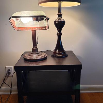 Desk Lamps & Side Table Set