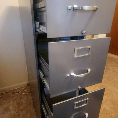 Industrial 5-Drawer Metal Filing Cabinet
