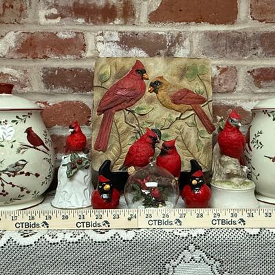 Cardinal Collector's Set – Decor & Canisters with Wall Art 