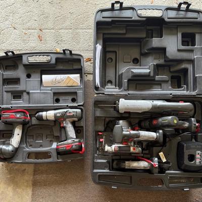 Craftsman Power Tool Sets (2 Cases)