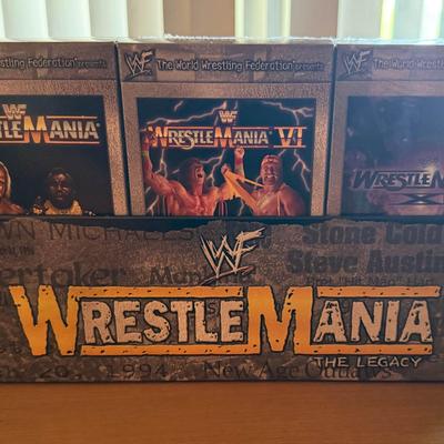 WWE WrestleMania: The Legacy VHS Collector's Set