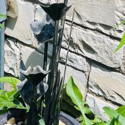 Metal Flower Fountain
