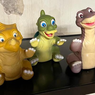 Vintage Land Before Time Figures from Pizza Hut