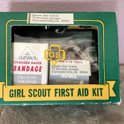 Vintage Girl Scout First Aid Kit