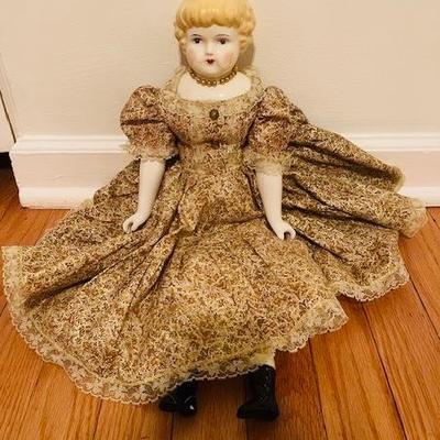 Vintage Porcelain Doll
