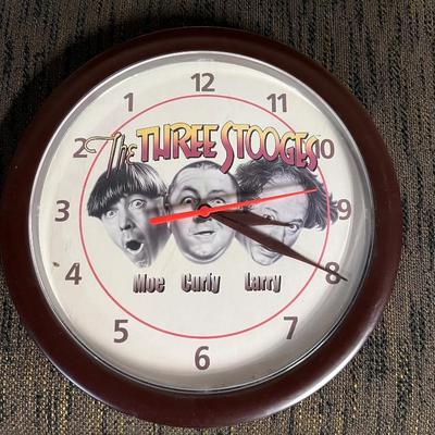 Three Stooges Clock