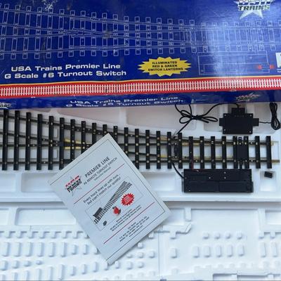 USA Trains Premier Line G #6 Turnout Switch
