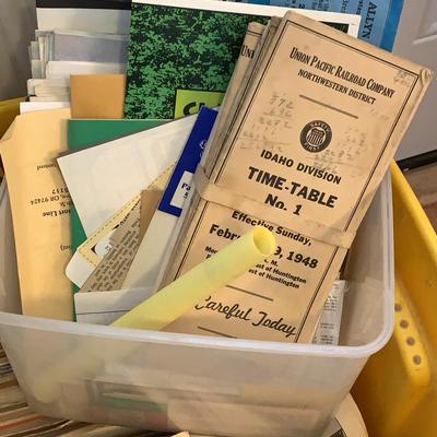 Train Paperwork Mystery Lot