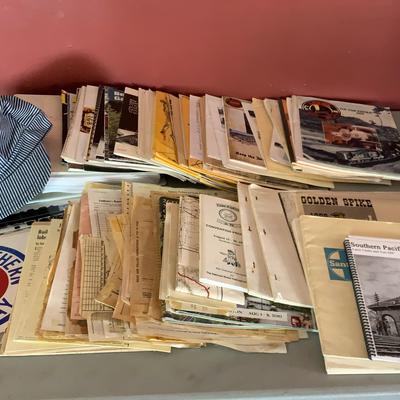 Train Ephemera And Magazines