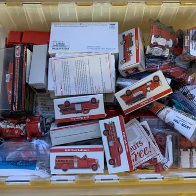 Large Collection Of Model Cars And School Buses