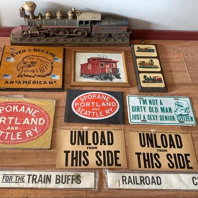 Collectible Railroad Signs