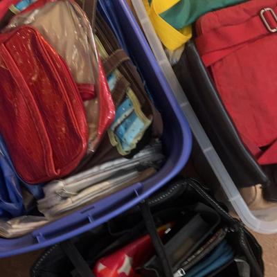 Large Mystery Lot Of Bags, Purses, And Wallets