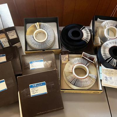 Large Lot Of Vintage Photo Slides- Mostly Landscapes And Trains