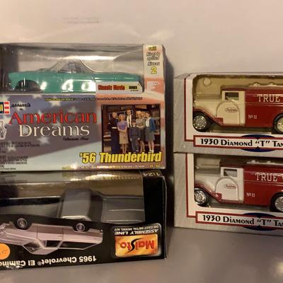 Two 1930 Diamond “T” Tanker Bank Trucks And More 