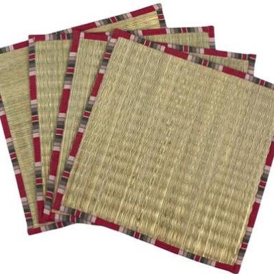 Sale Photo Thumbnail #133: Wicker Placemats With Fabric Trim