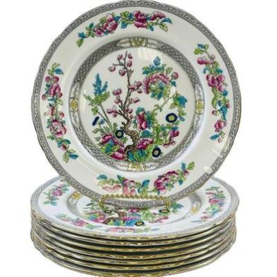 Sale Photo Thumbnail #105: English Porcelain Dinner Plates - Signed "John Aynsley & Sons"