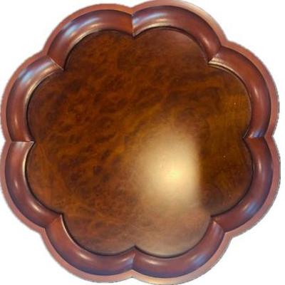 Sale Photo Thumbnail #126: Williamsburg Wooden Serving Tray With Scalloped Border
