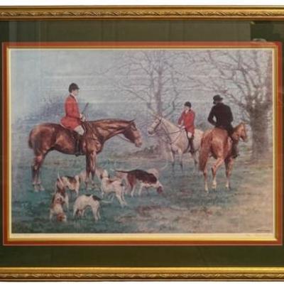 Sale Photo Thumbnail #46: Limited Edition - Large Framed Print- Autumn Meet - Signed By Vernon Wooten