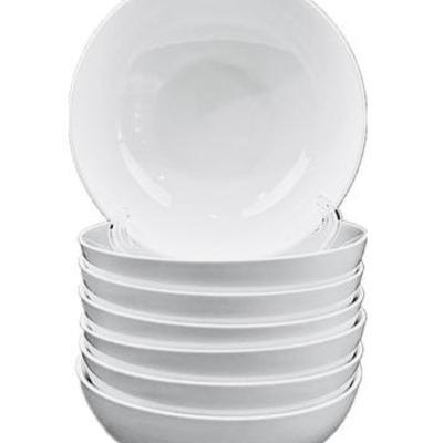 Sale Photo Thumbnail #118: Pier 1 Luminous White Cereal Bowls (7)