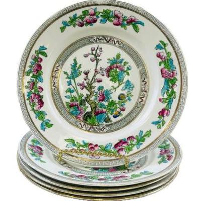 Sale Photo Thumbnail #107: English Porcelain Dessert Plates - Signed "The Regent China Made In England"