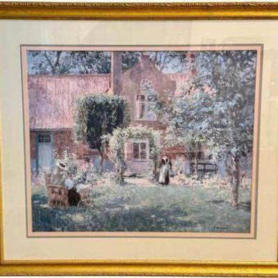 Sale Photo Thumbnail #53: Large Framed Print - Triple Matted - Decorative Gold Frame