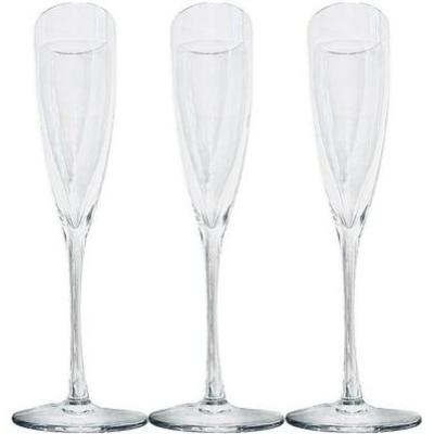 Sale Photo Thumbnail #21: Tiffany & Co Crystal Champagne Flutes - Signed On Base - Set Of Three