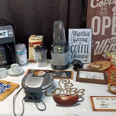 Ninja Bullet Krups Coffee Maker With Accessories 
