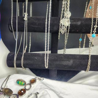 Silver Tone Costume Jewelry 