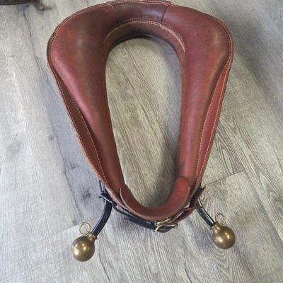Vintage Leather Horse Collar Yoke Mule Western Rustic Farm Decor Antique