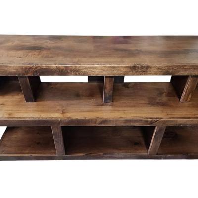 Wooden Shelving Unit - 30" × 64"