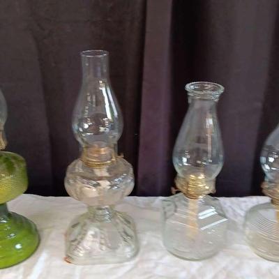 Vintage Hurricane Oil Lamps