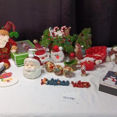 Holiday Decorative Items - Santa Soap Dispenser, Ornaments And More 