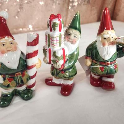 Pfaltzgraff Collectible Gnomes - Set Of Three, Brand New! 